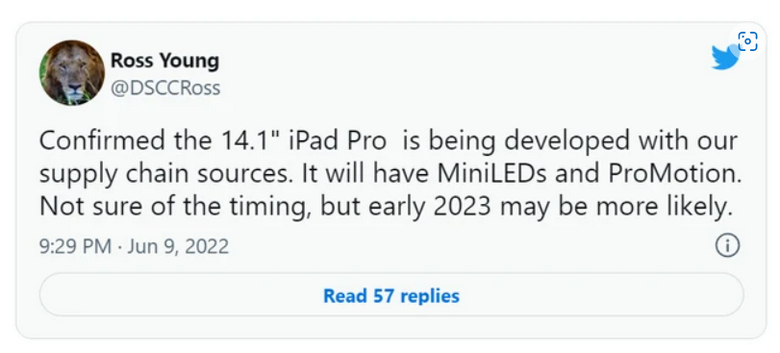 Rò rỉ iPad Pro 2023