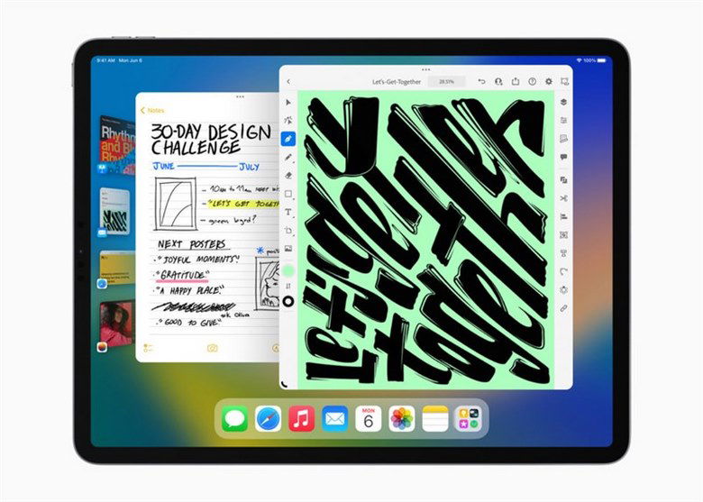 tính năng stage trên iPadOS 16 