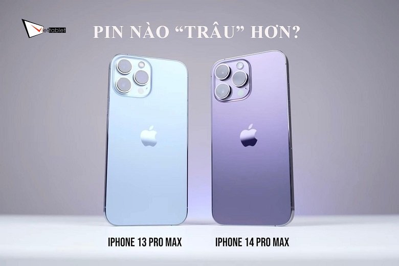 So sánh pin iPhone 14 Pro Max và iPhone 13 Pro Max