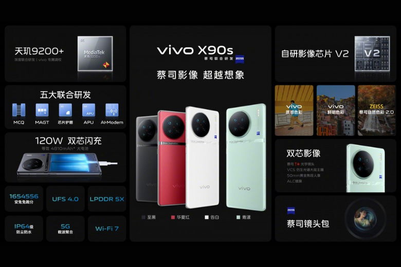 Vivo X90s vừa được ra mắt tại Trung Quốc ngày hôm qua - 26 tháng 6