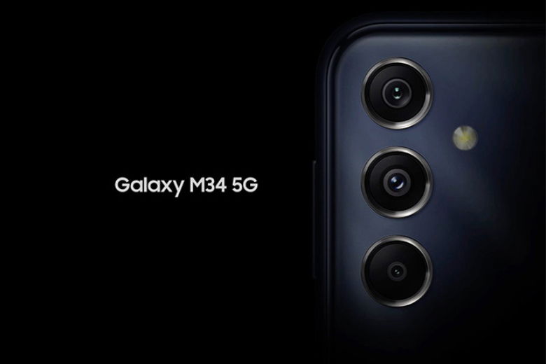 Cận cảnh cụm camera tách rời trên Galaxy M34 
