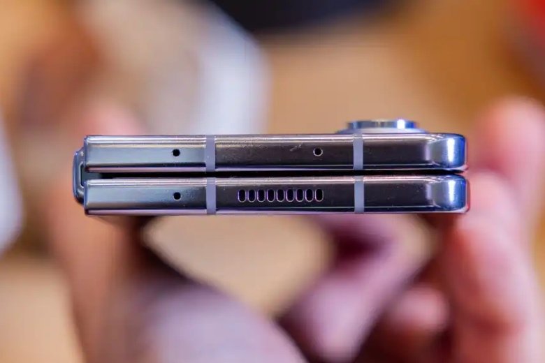 Bản lề giọt nước khiến Galaxy Z Fold5 không còn khe hở khó chịu
