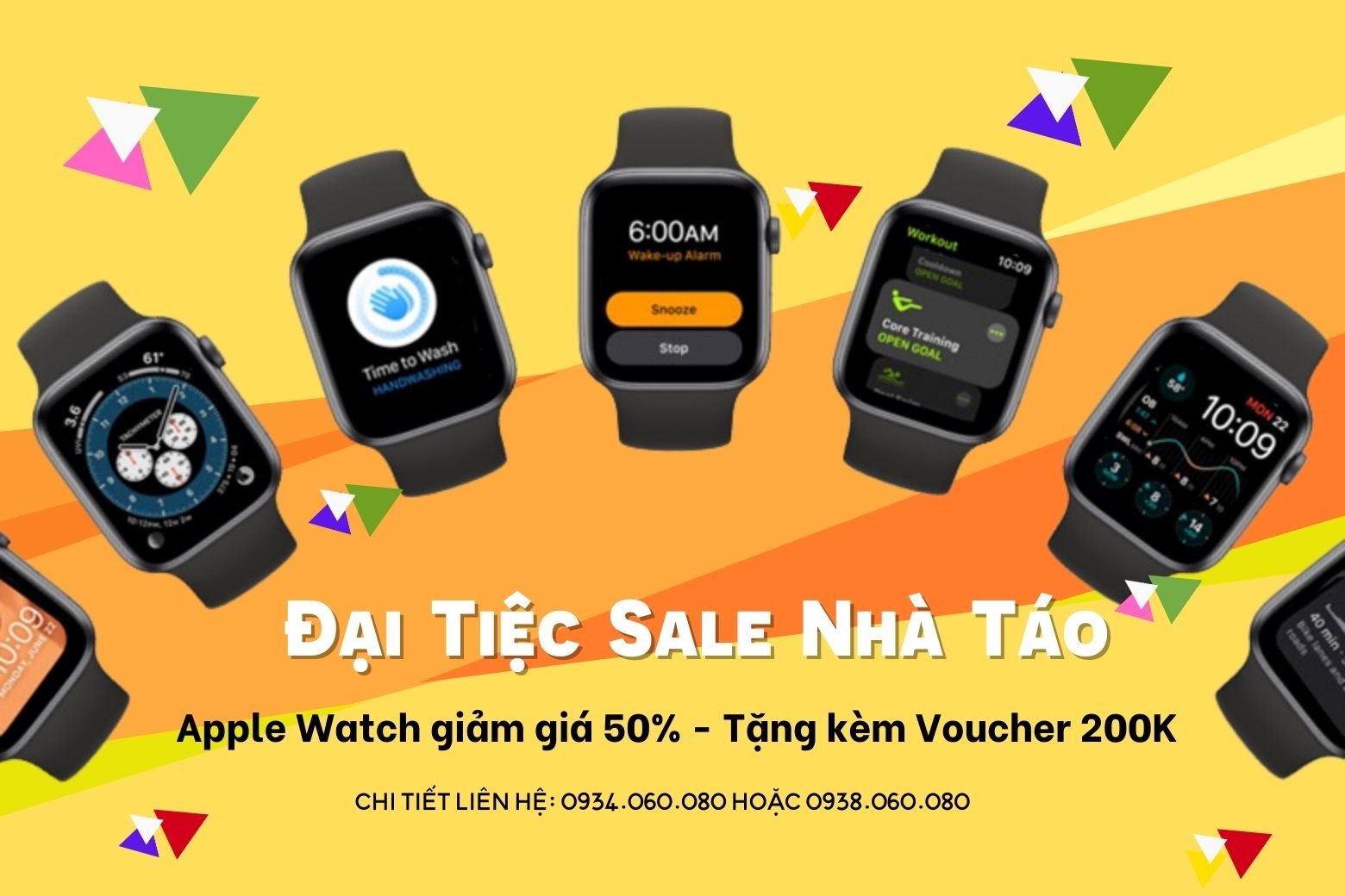 Đại tiệc sale nhà Táo: Apple Watch giảm giá 50% tặng kèm Voucher 200K