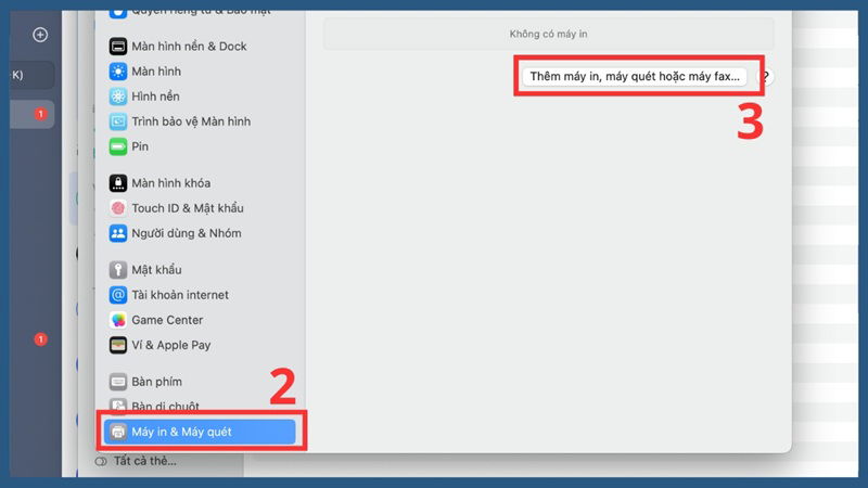 Thêm máy in bằng địa chỉ IP