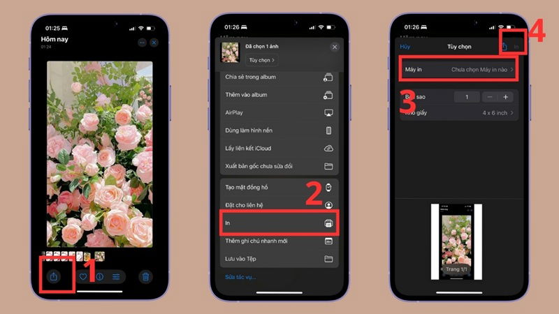 Cài đặt AirPrint cho iPhone để in ảnh trực tiếp
