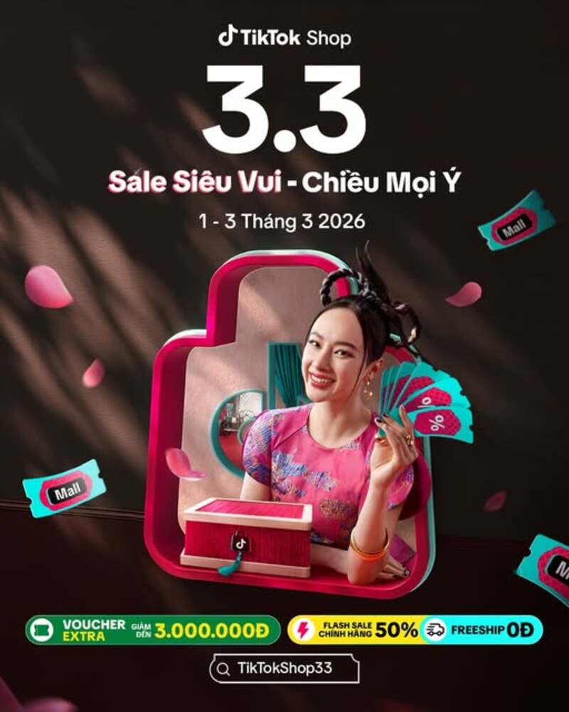 Không khí mua sắm Tết và Mega Sale 3.3