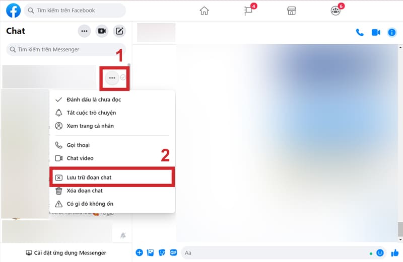 Ẩn cuộc trò chuyện ngay trong ứng dụng Messages