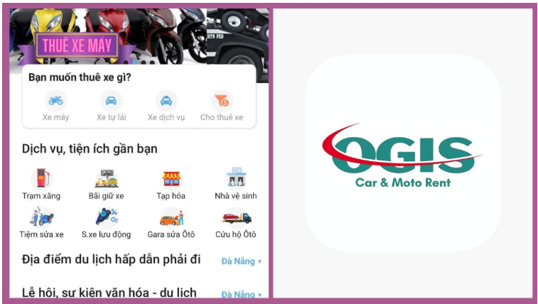 OGIS – Thuê ô tô tự lái linh hoạt theo giờ hoặc theo ngày