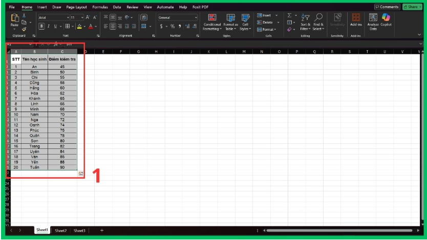 Cách tạo biểu đồ Histogram trong Excel