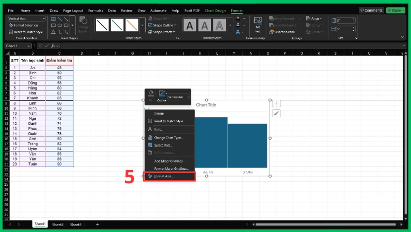 Cách tạo biểu đồ Histogram trong Excel