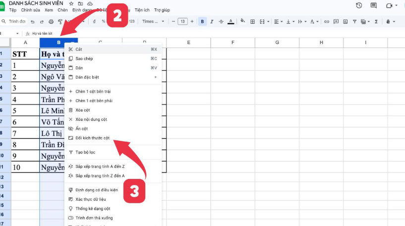 Sau đó bạn chọn vào các tùy chọn thay đổi