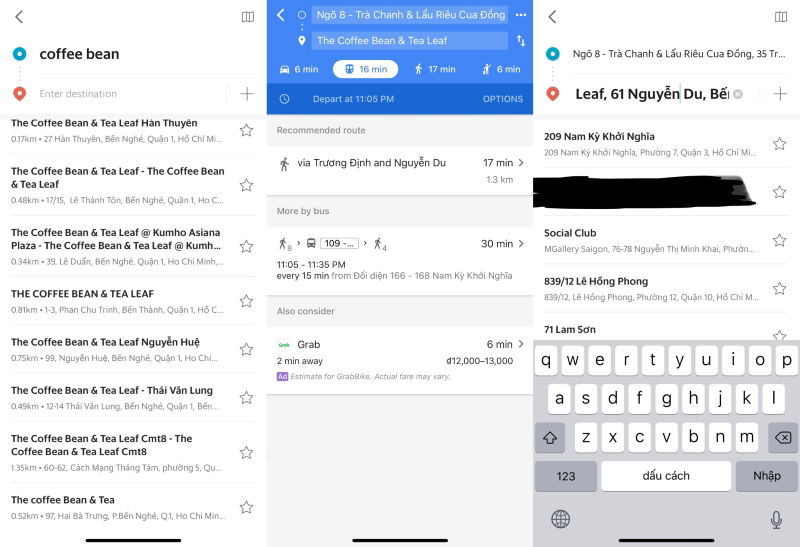 Những điều cần lưu ý khi đặt Grab qua Google Maps
