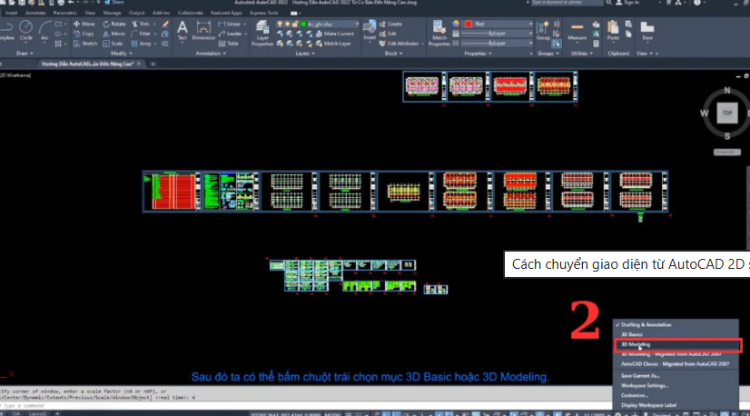 Kích hoạt không gian làm việc 3D