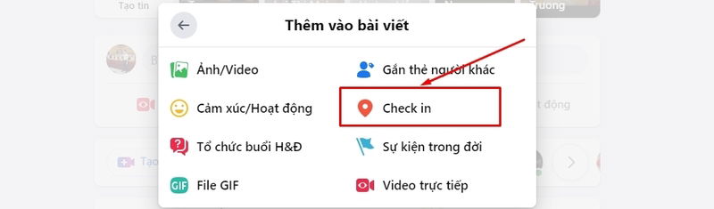 Người dùng nhấn vào biểu tượng ghim vị trí