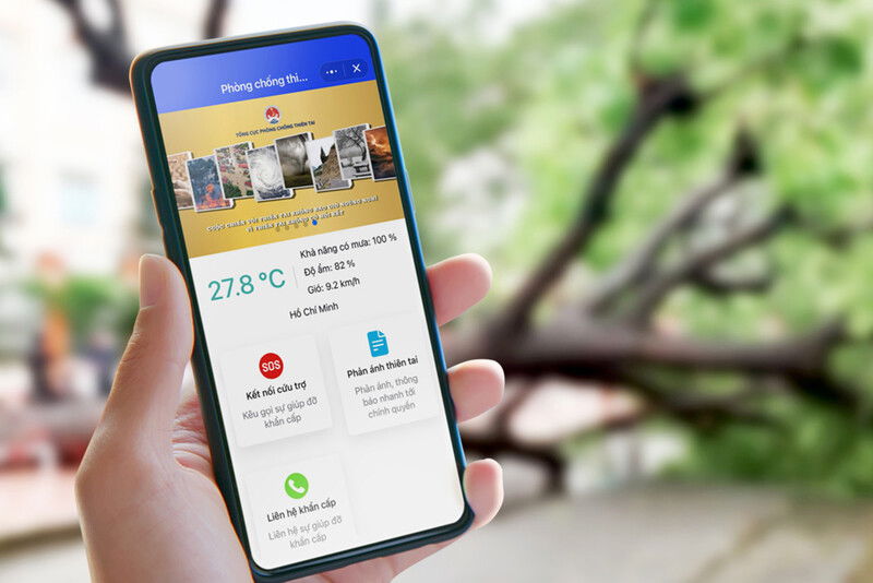 Mini App Phòng Chống Thi Tai trên Zalo
