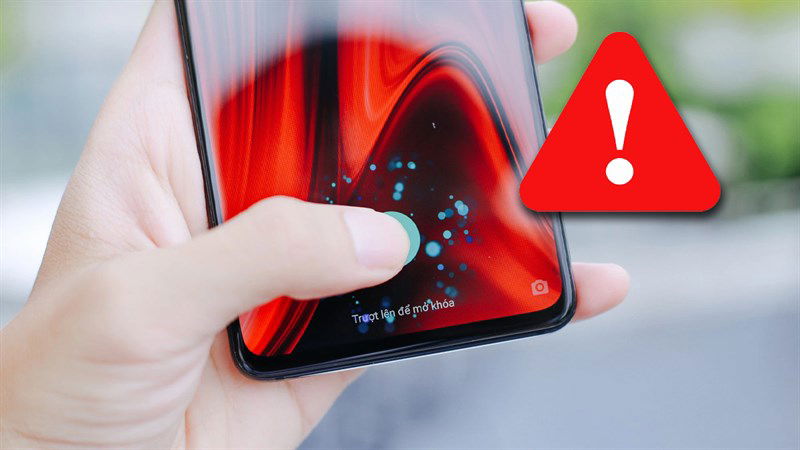Tình trạng điện thoại Xiaomi mất cài đặt vân tay