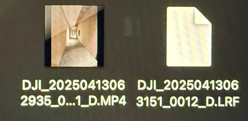 Dòng chú thích “Video vẫn còn – metadata mất chức năng”, thể hiện hậu quả trực quan