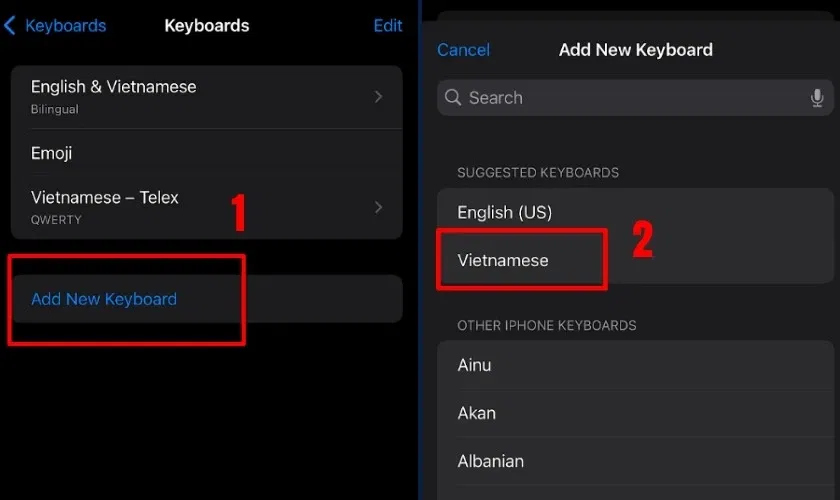 Kiểm tra lại bàn phím tiếng Việt