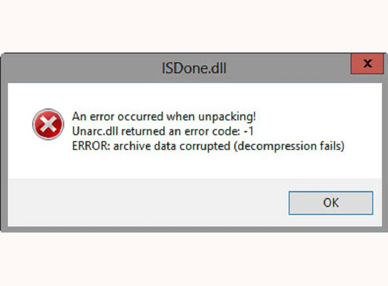 Thiếu hoặc xung đột thư viện DLL