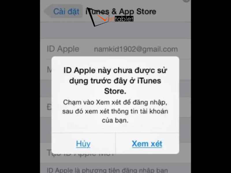 Lỗi “ID Apple này chưa được sử dụng trước đây ở iTunes Store” là gì?