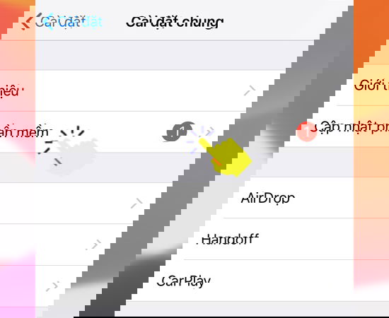 Cập nhật phần mềm tương thích