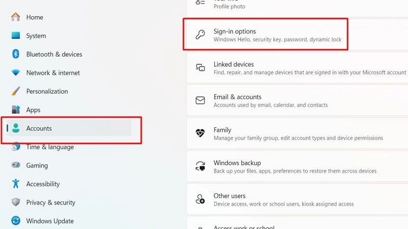Cách kích hoạt lại mã PIN Windows 11