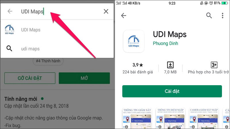 UDI Maps - App tra cứu điểm ngập lụt TPHCM, Hà Nội