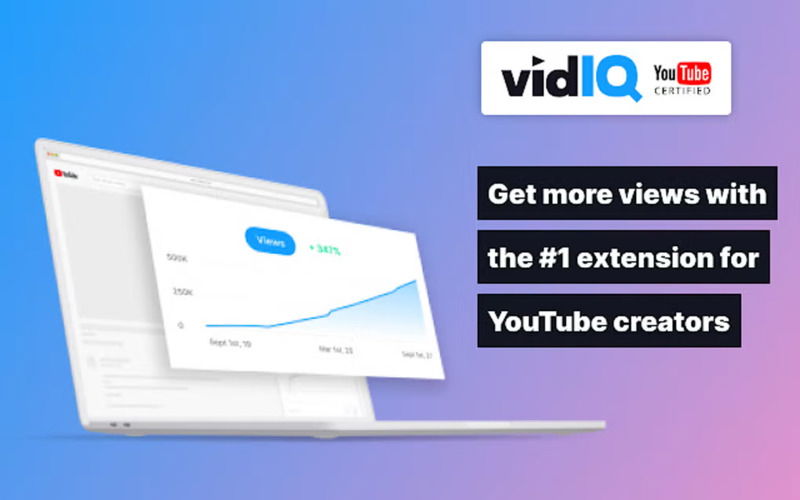 Biểu đồ phân tích hiệu suất video bằng VidIQ 2025