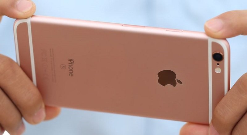 camera iPhone 6S Rose Gold 