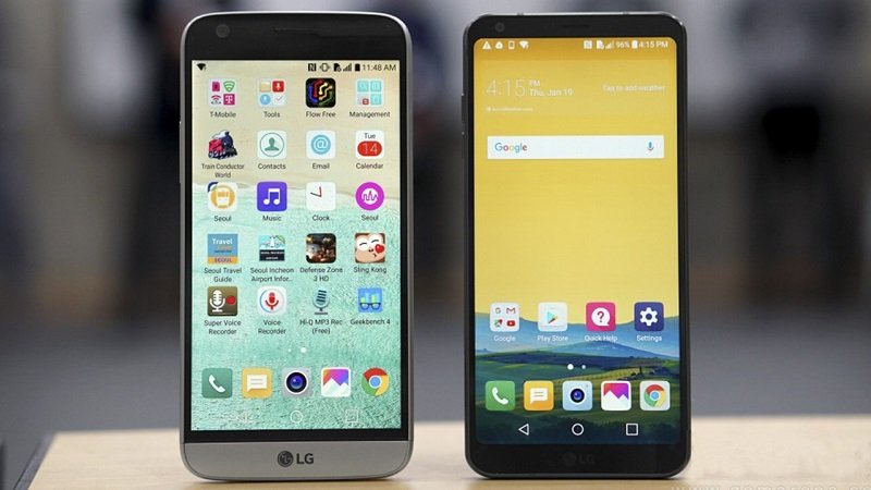 So sánh LG G6 với LG G5: Màn hình
