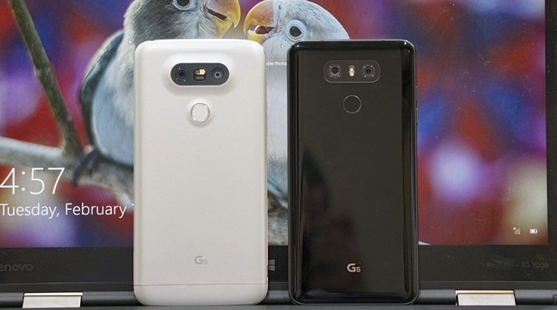 So sánh LG G6 với LG G5: Pin