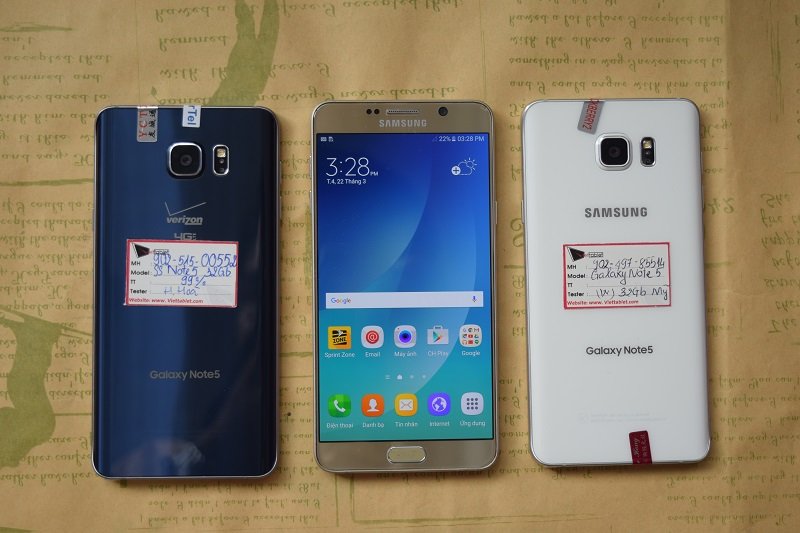 Hình ảnh Samsung Galaxy Note 5 4