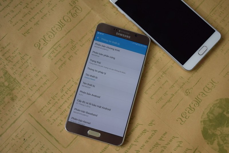 Hiệu năng Samsung Galaxy Note 5 cũ