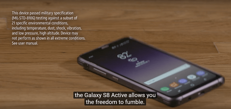 Cách test Samsung Galaxy S8 Active cũ: Kiểm tra bên ngoài