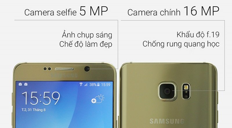Camera Samsung Galaxy Note 5 2 SIM