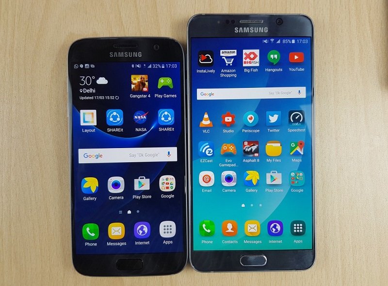 Samsung Galaxy S7 và Galaxy Note 5