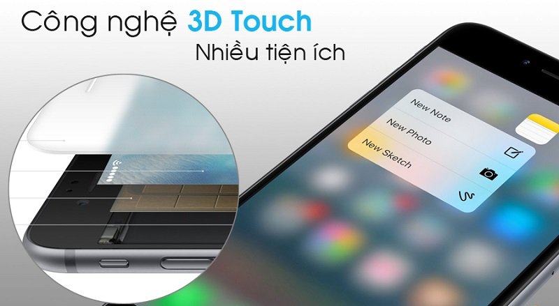 3D Touch trên iPhone 6S