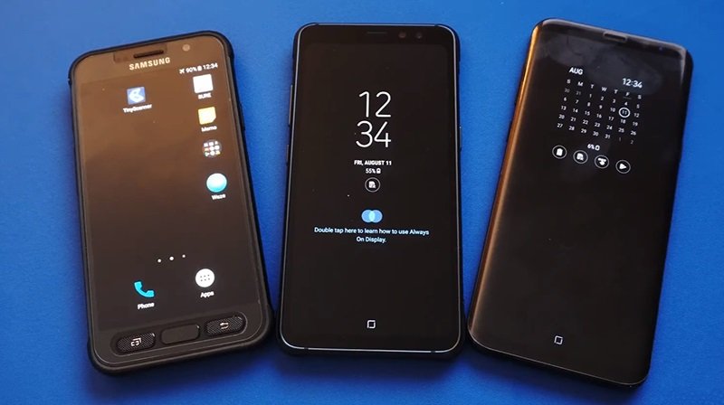 Samsung Galaxy S7 Active vs S8 Acitve và S8+