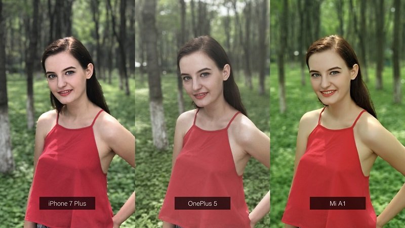 So sánh nhanh ảnh chụp của Xiaomi Mi A1 với iPhone 7 Plus và Oneplus 5