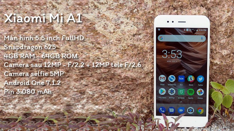 Cấu hình Xiaomi Mi A1
