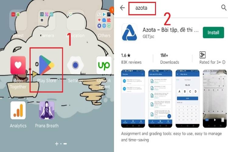 Trên điện thoại (Android và iOS)