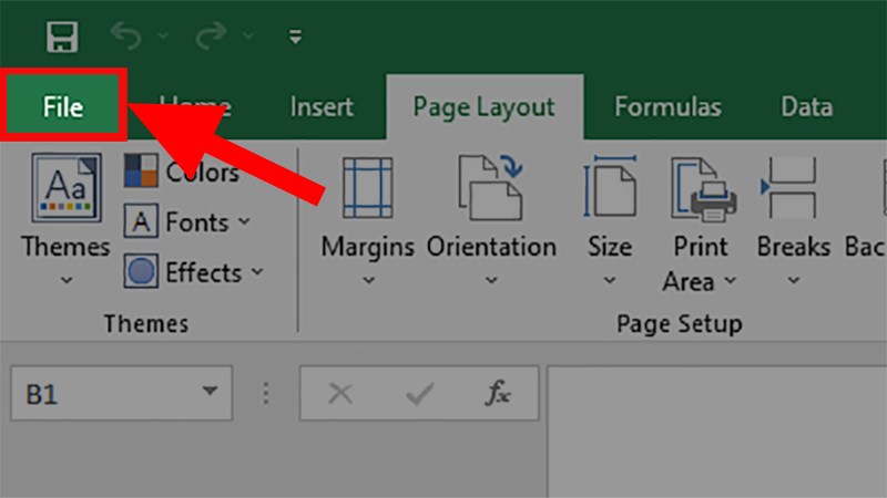Bật chế độ hiển thị công thức trong Excel