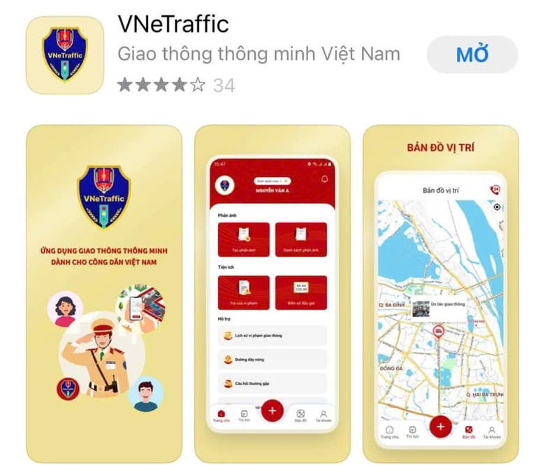 Tải và cài đặt app VNeTraffic từ nguồn chính thống