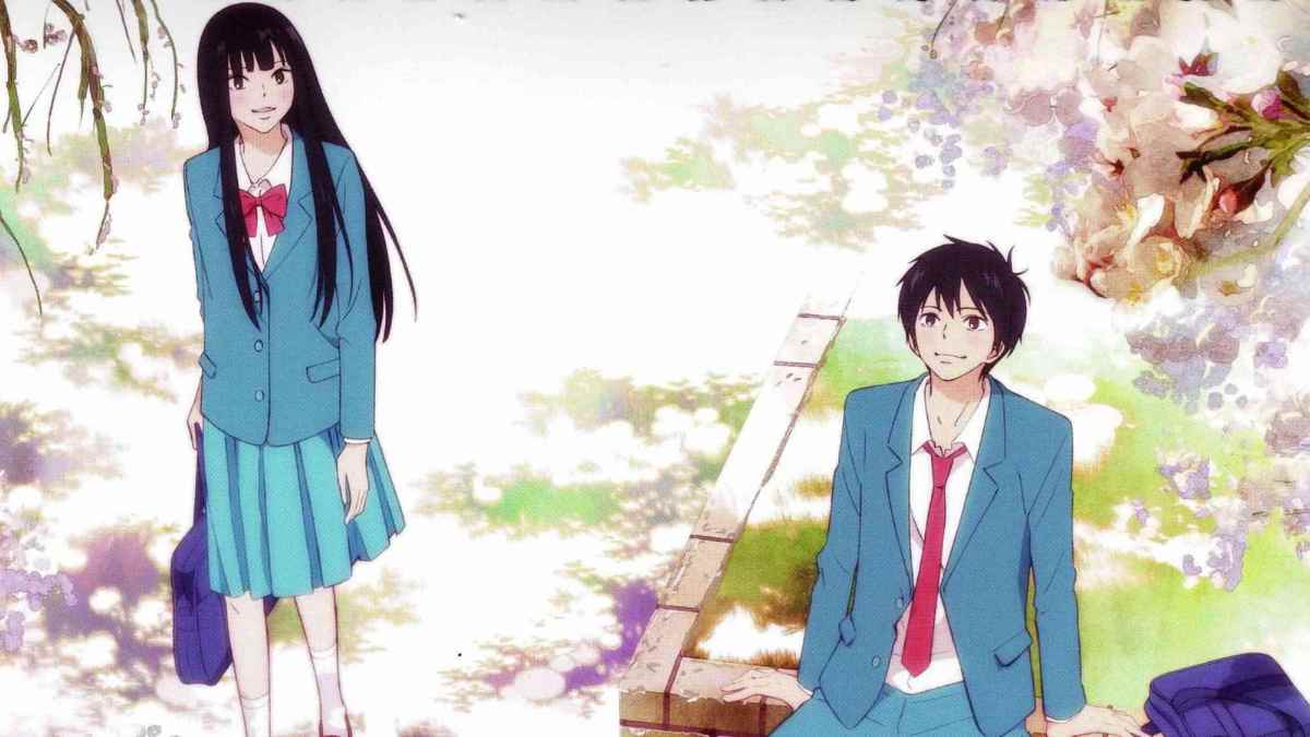 Anime nam trong trang phục đồng phục trường học