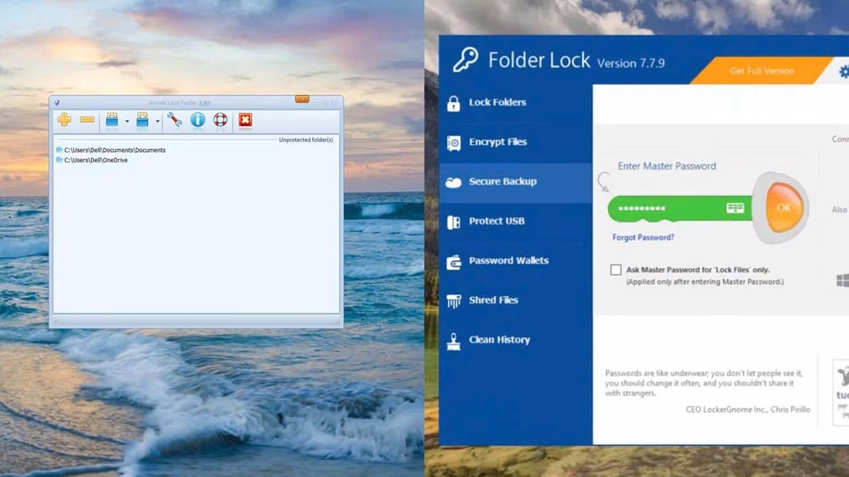 Ưu điểm và hạn chế của Anvide Lock Folder