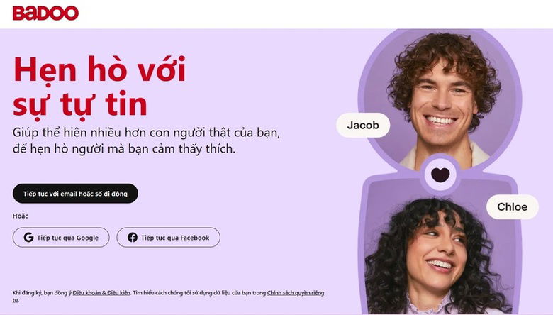 Badoo - Nền tảng hẹn hò và kết bạn quốc tế