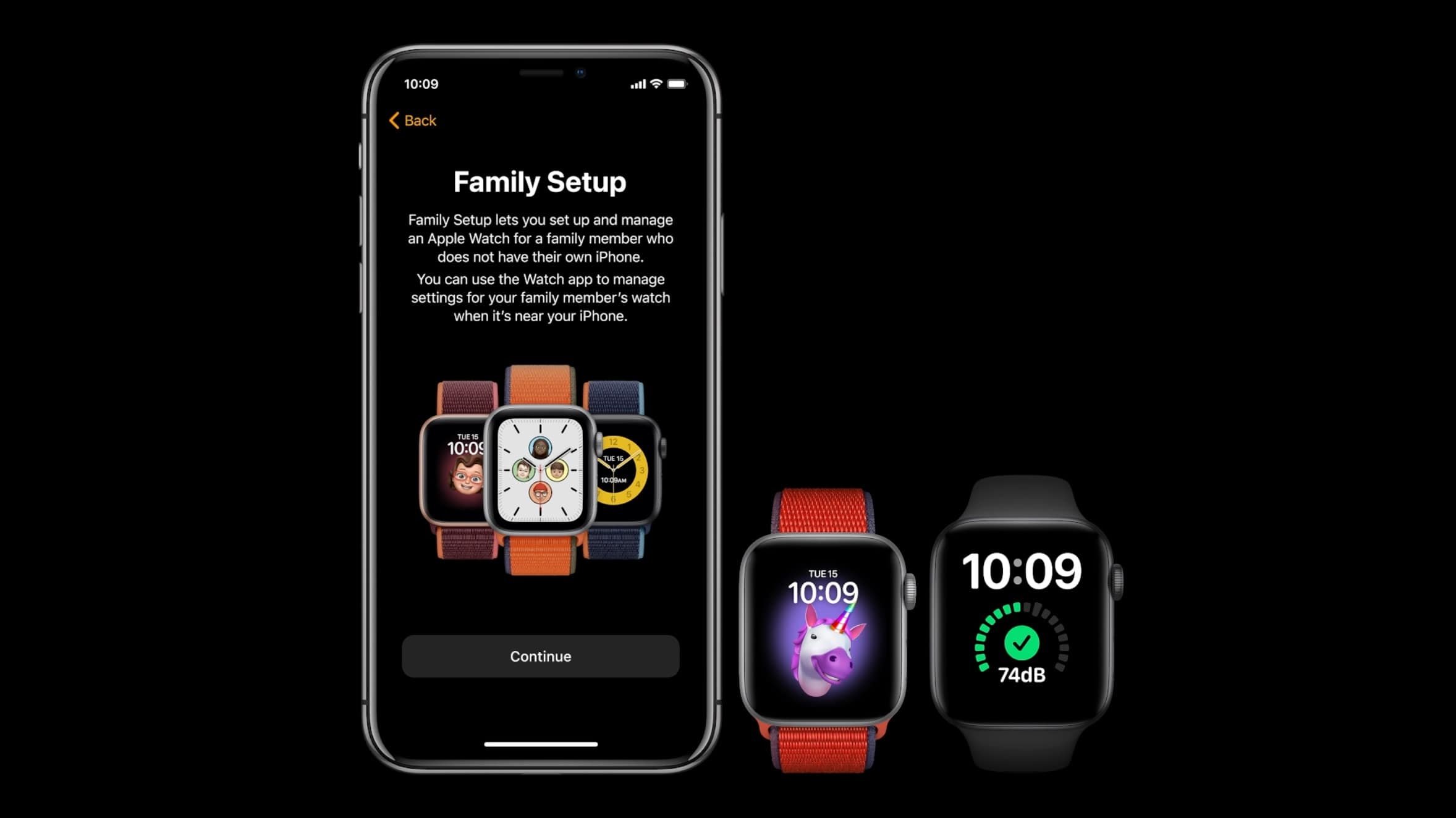 apple watch Series 6 family setup