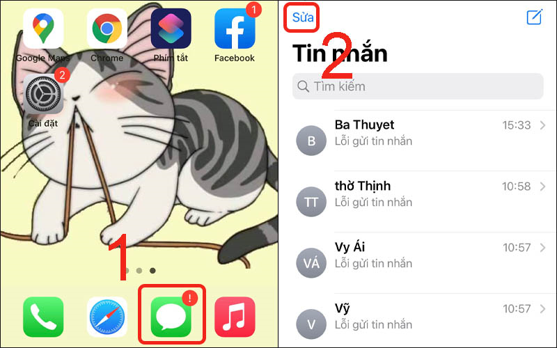 Tiến hành xóa 9