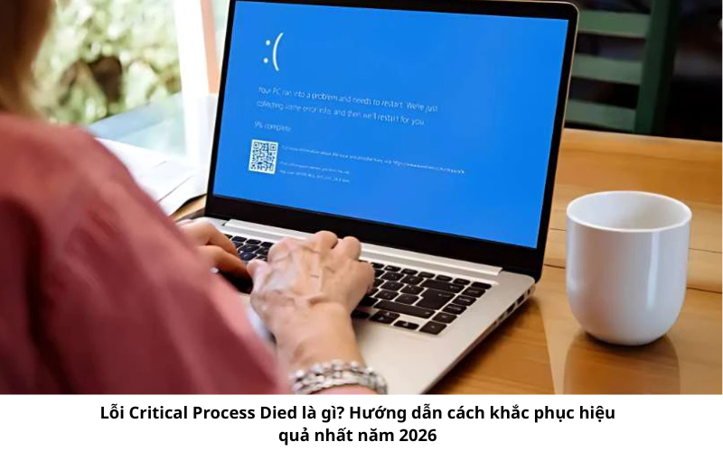 Lỗi Critical Process Died thường xuyên xảy ra 1