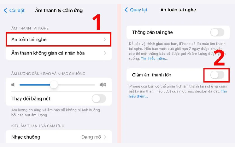 Kiểm tra trong mục cài đặt 7